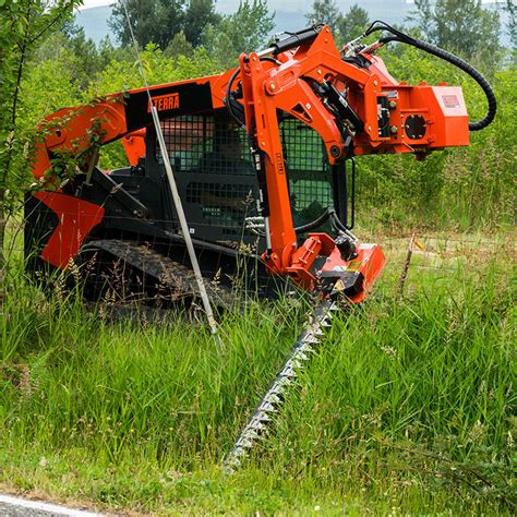 skid steer roadside mower|boom mounted mowers skid steer.